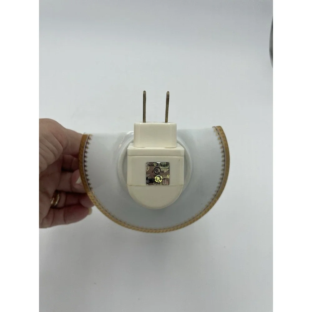 Elegant Porcelain Tea Cup‎ Nightlight Blue Gold Gilded Works
